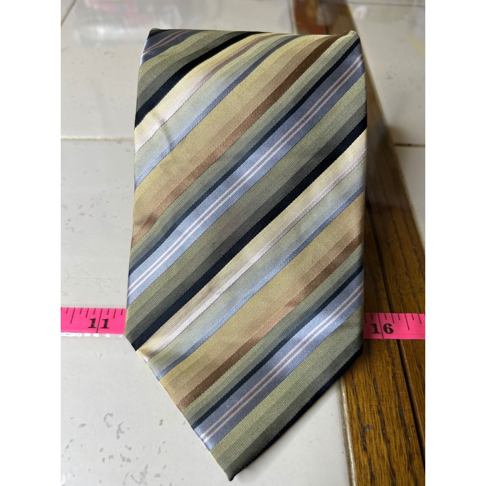 Van Heusen Men's Striped Silk Blend Necktie Formal‎ Business Accessory